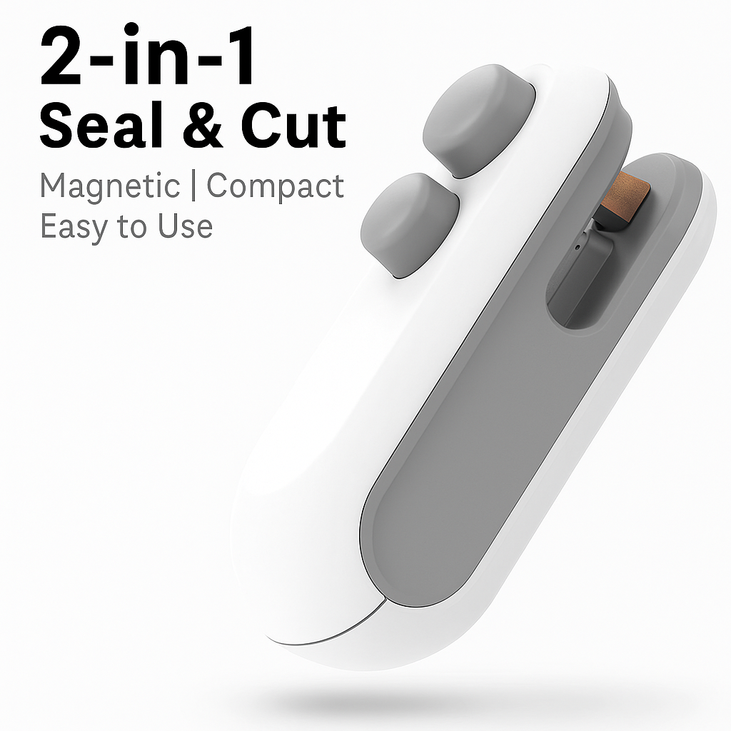2-in-1 Mini Portable Sealing Machine 🔒